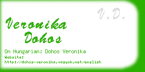veronika dohos business card